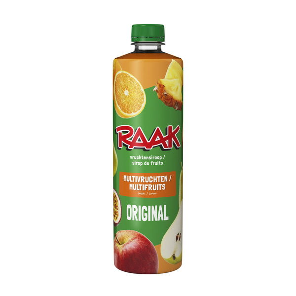 RAAK vruchtensiroop multivruchten. .75 LT