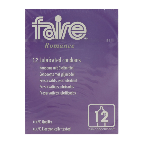 ROMANCE AV condoom en  glijmiddel 12 ST