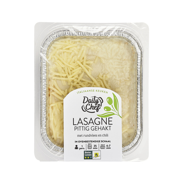 DAILYCH lasagne pittig gehakt 400 GR