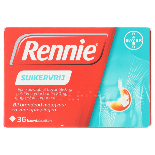 RENNIE AV suikervrij  680/80mg 36 ST