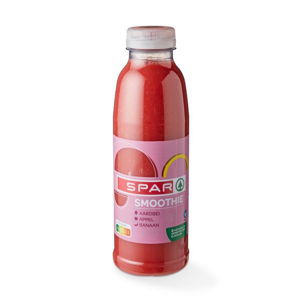 SPAR smoothie aardbei appel banaan 500 ML