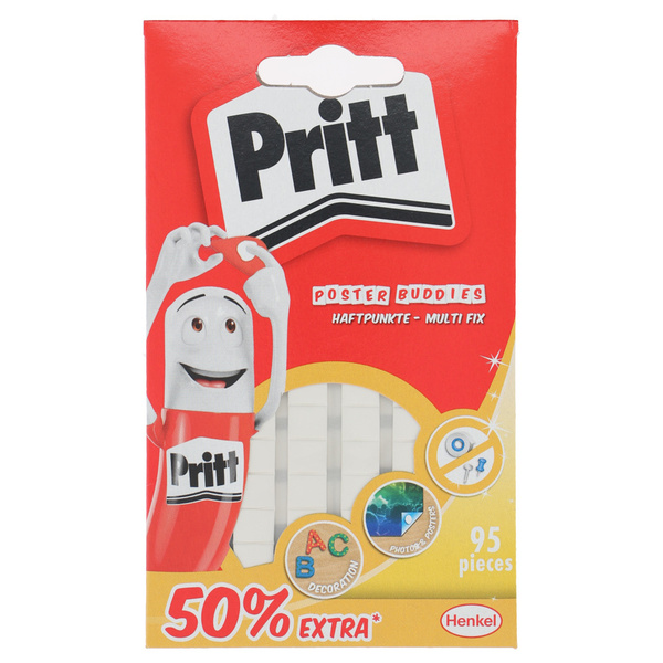 PRITT posterbuddies   50% gratis 52.5 GR