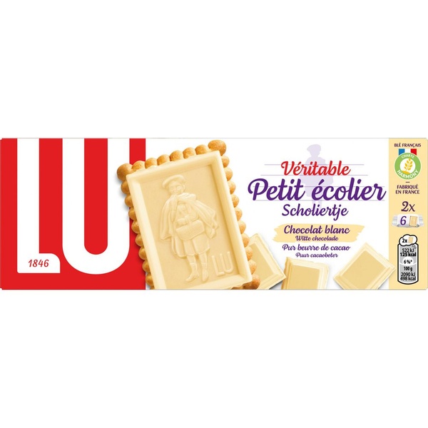 LU scholiertje wit 150 GR