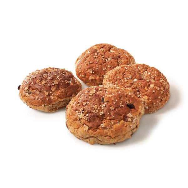 DEBAKKER zachte mueslibollen bruin 4 ST