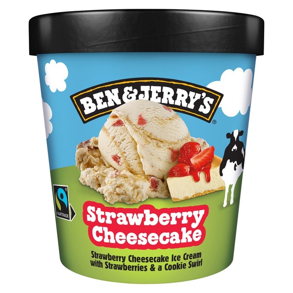 BEN&JER strawb cheesecake 465 ML