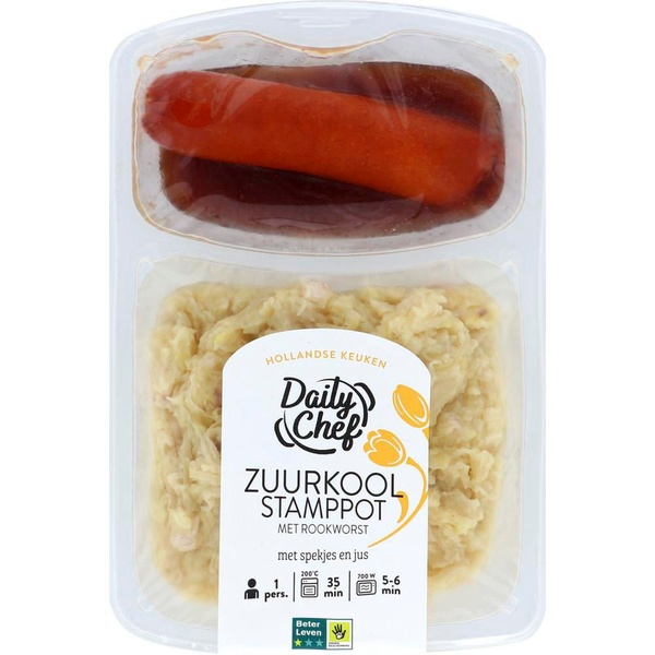 DAILYCH zuurkoolstamppot 500 GR