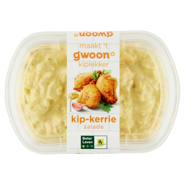 G'WOON kip kerrie salade 175 GR