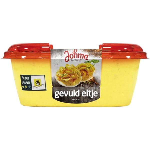 JOHMA gevuld eitje salade. 175 GR