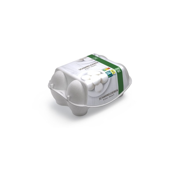 NEUTR. witte scharrel eieren M/L 6 ST