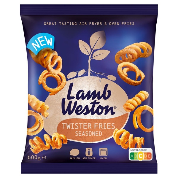 LAMB W twister fries seasoned 600 GR