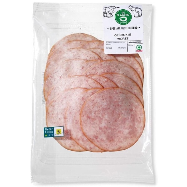 SPAR KLP gekookte worst 125gr 1 KG