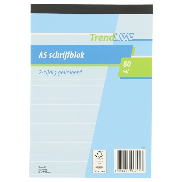 TRENDL a5 schrijfblok 1 ST