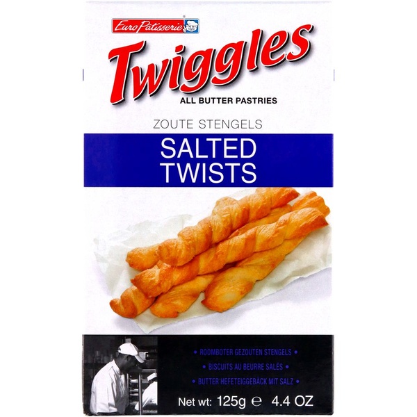TWIGGLES snack zout 125 GR 125 GR