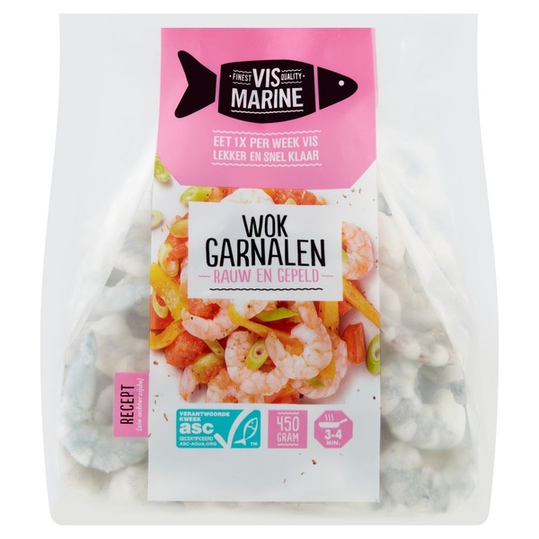 VISMARIN wokgarnalen 450 GR